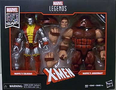 HASBRO MARVEL LEGENDS 2019 MARVEL 80 YEARS 2PACK X-MEN MARVEL'S COLOSSUS & MARVEL'S JUGGERNAUT